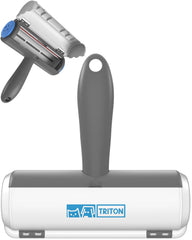 Triton quita pelo para mascotas con manija desmontable, facilita guardarlo tras viajar