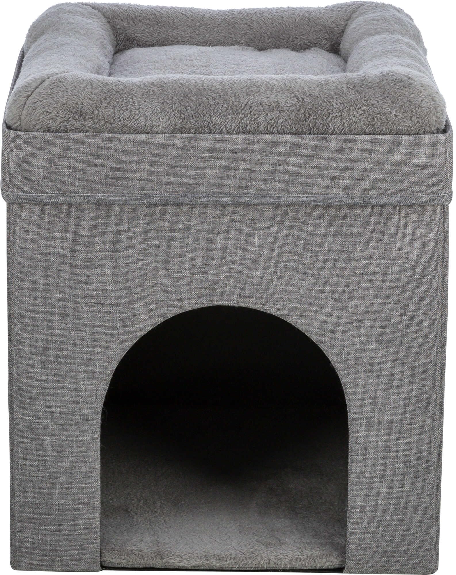 TRIXIE Cubo Loco apilable para gatos, refugio seguro y divertido para jugar