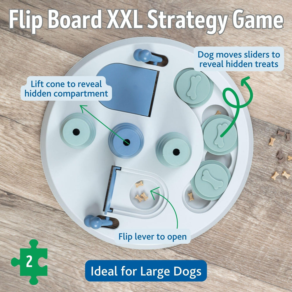 TRIXIE Flip Board XXL, estímulo mental para mantener atento y satisfecho al perro.