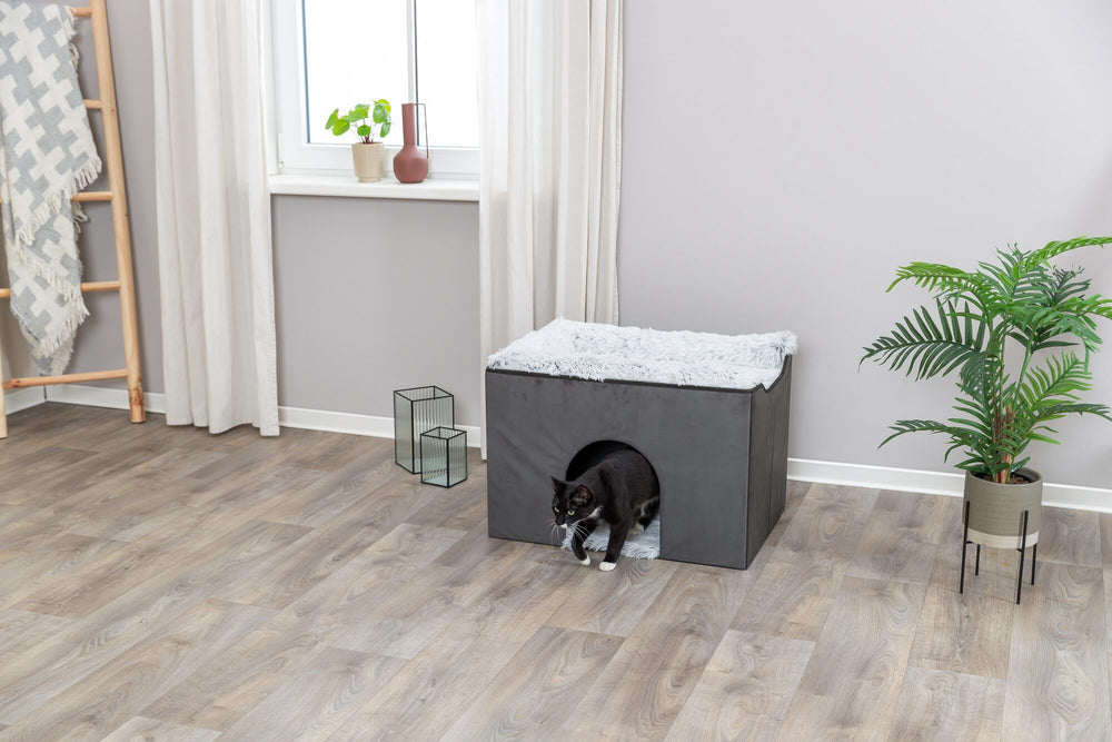 TRIXIE Harvey Cave acceso con escalera compatible: entrada fácil para mascotas.