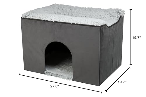TRIXIE Harvey Cave uso interior: refugio ideal para gatos y perros pequeños.