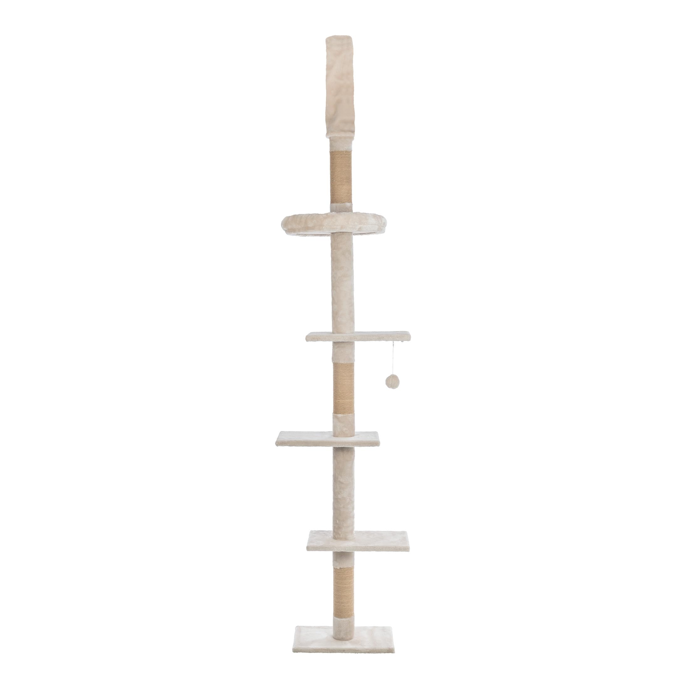 TRIXIE Kobe: vista general del árbol para gatos, perfecto para trepar y observar.