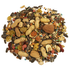 Nueces y frutos secos en Tropical Carnival para loros grandes