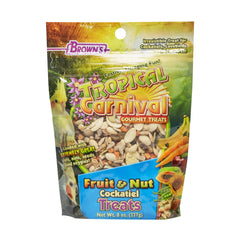 Premios Tropical Carnival con mezcla de frutas y frutos secos para cotorras