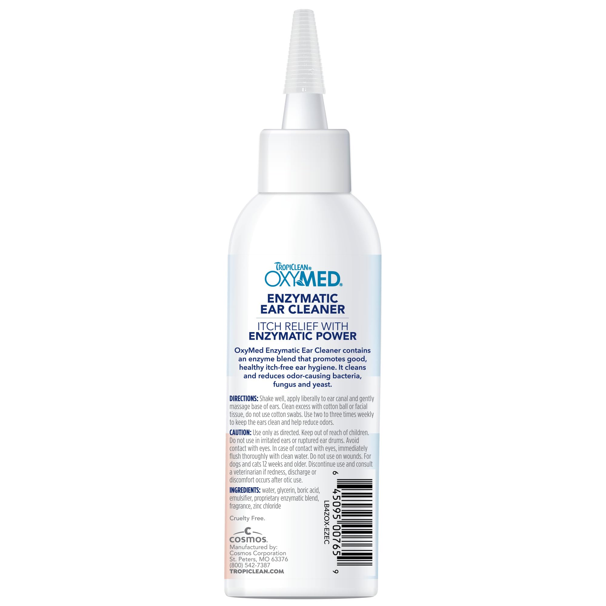 TropiClean OxyMed: enzimas para limpiar orejas de perros de forma eficaz.