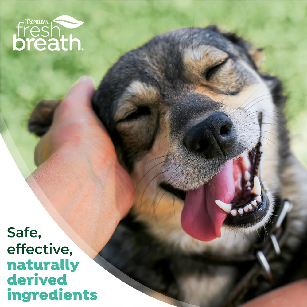TropiClean sonrisa perros dental, cuidado cómodo y práctico.