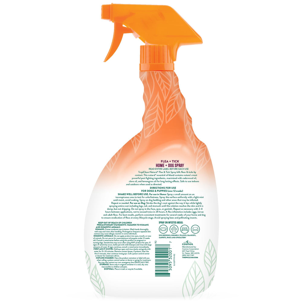 Cuidado del hogar y mascotas con TropiClean spray