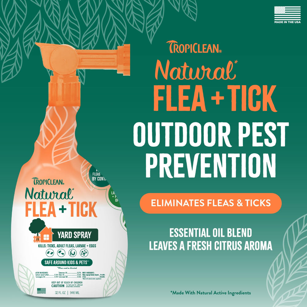 TropiClean Spray Jardín para repeler mosquitos en el exterior
