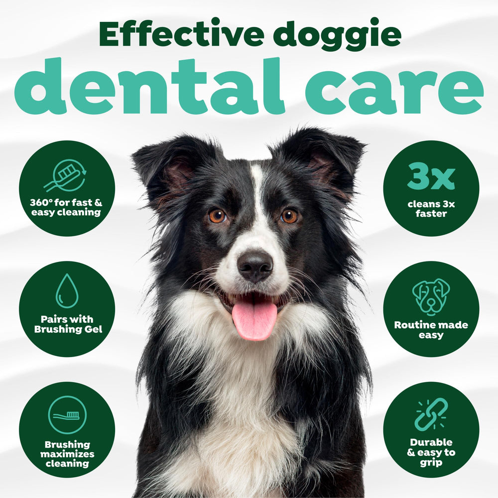 TropiClean TripleFlex funciona con gel o pasta para perros y mejora el aliento.