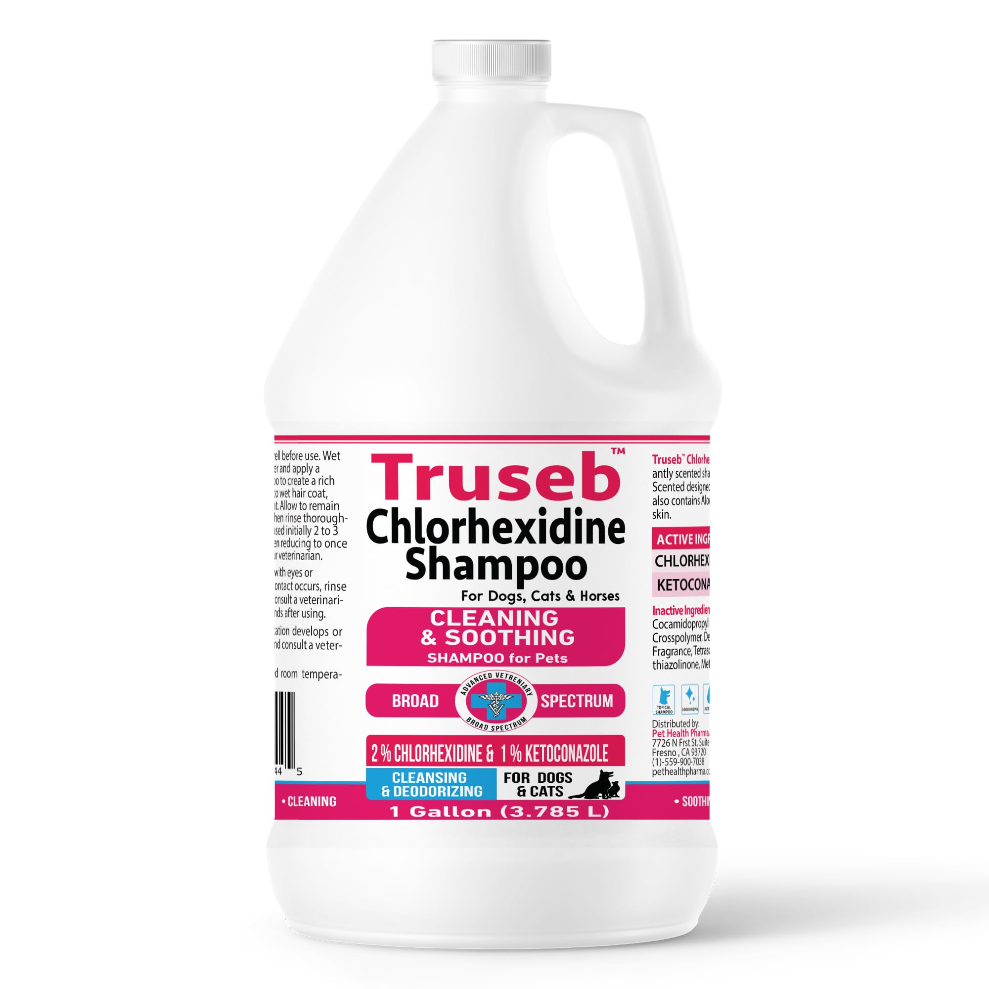 Truseb: envase de galón para facilitar el uso frecuente.