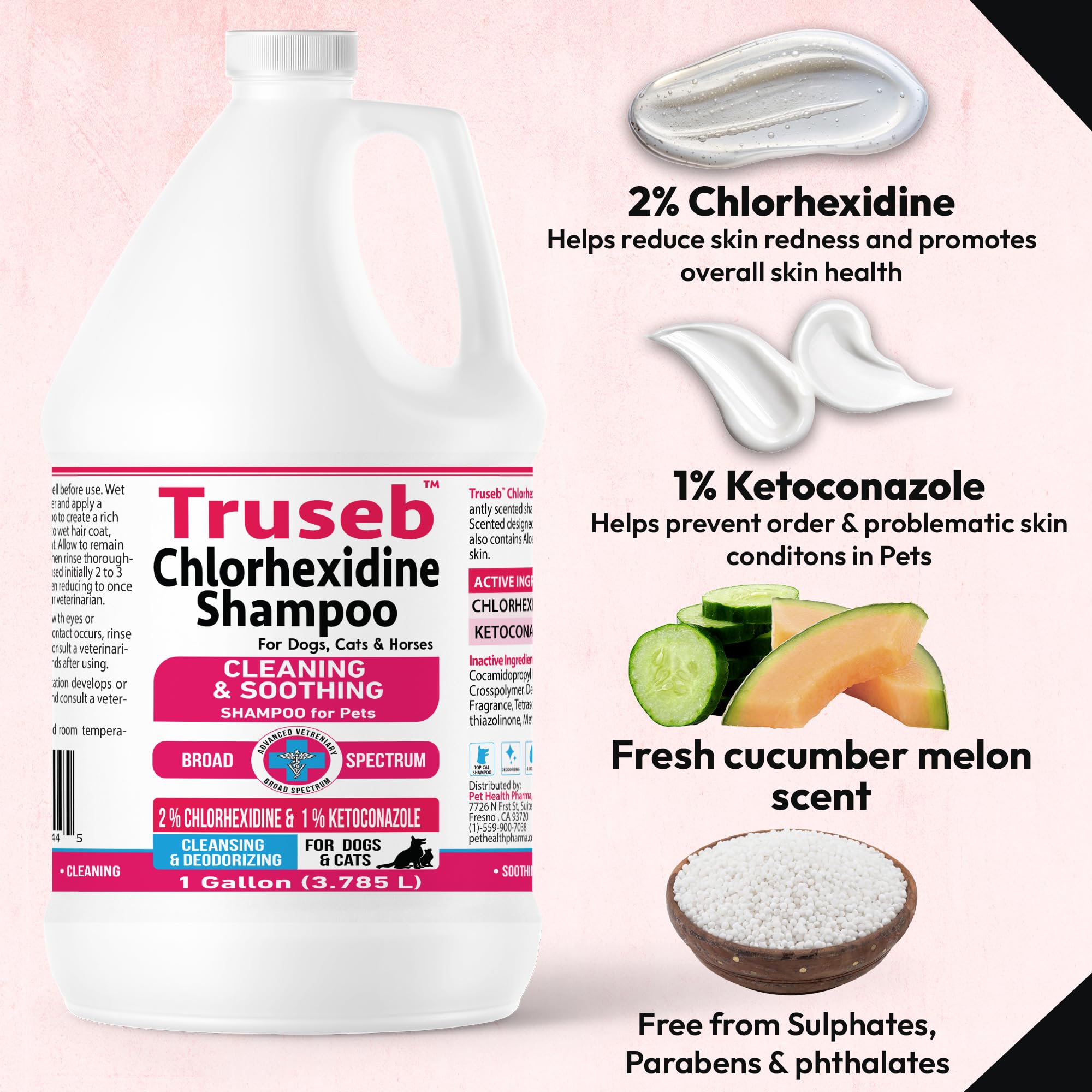 Truseb: perro con pelaje suave y brillante tras el lavado.