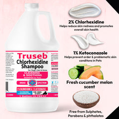 Truseb: perro con pelaje suave y brillante tras el lavado.