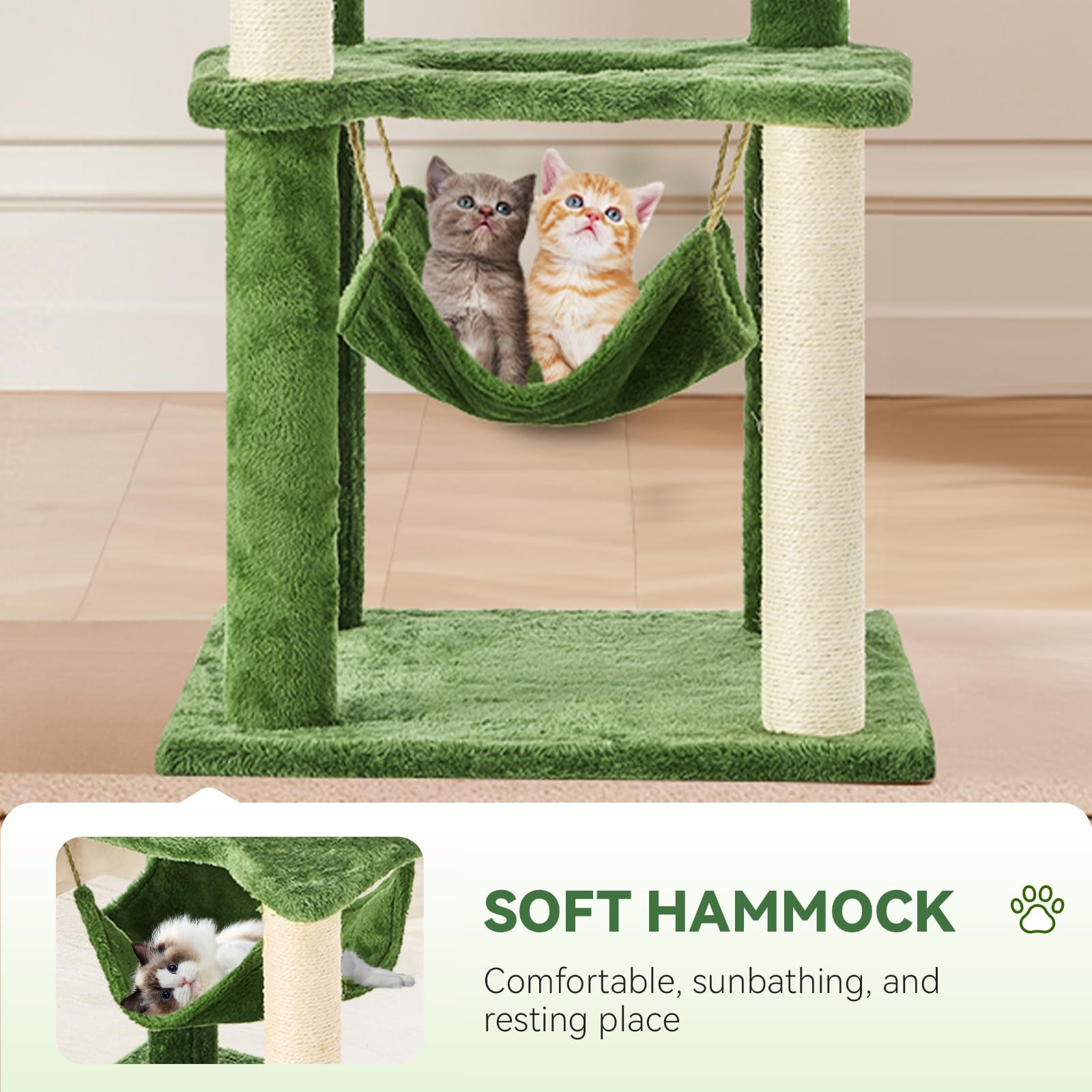 TSCOMON Diseño en hojas verdes, estética integrada en casa.