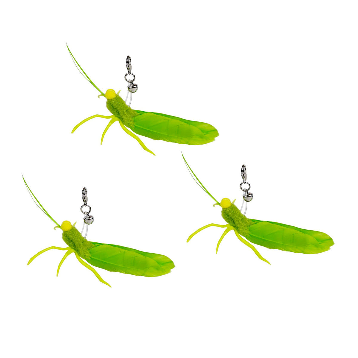 TTcat plumas saltamontes refil 1: repuesto seguro para juego interactivo