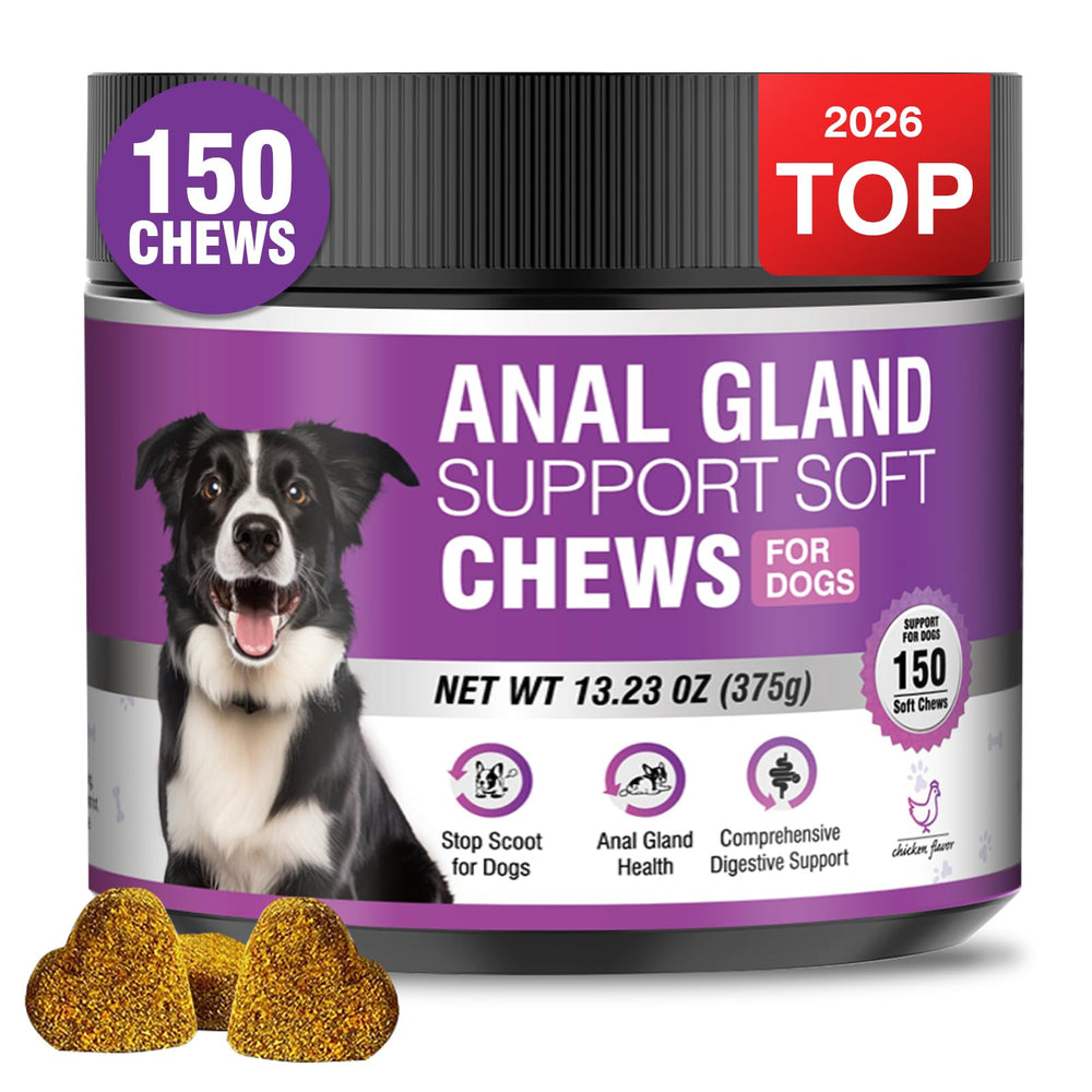 TTIXRL bocaditos glandulas-anal sabor pollo para apoyo digestivo diario.