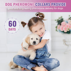 TTLXBL collar feromonas para perros, ajuste de 25 pulgadas, tranquilidad durante visitas