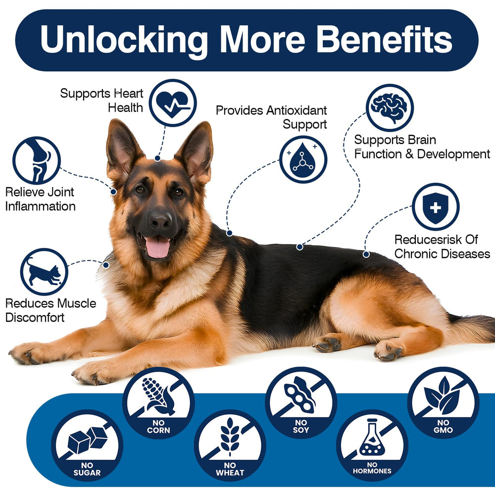 TTLXBL dosis diaria fácil para perros, ayuda a gestionar la ingesta de suplementos.