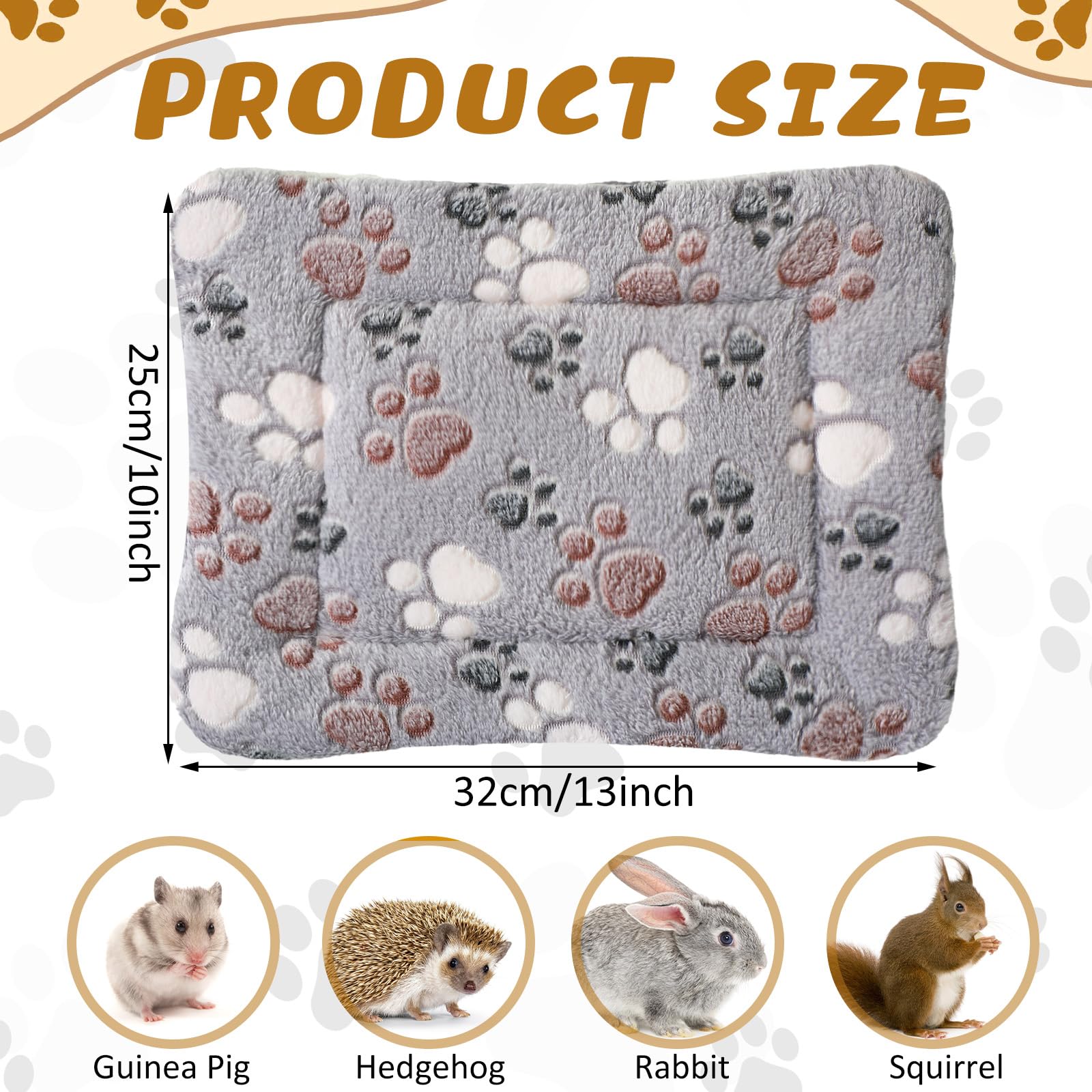 Tuanse diseño de patitas grises, ideal para perros y roedores.