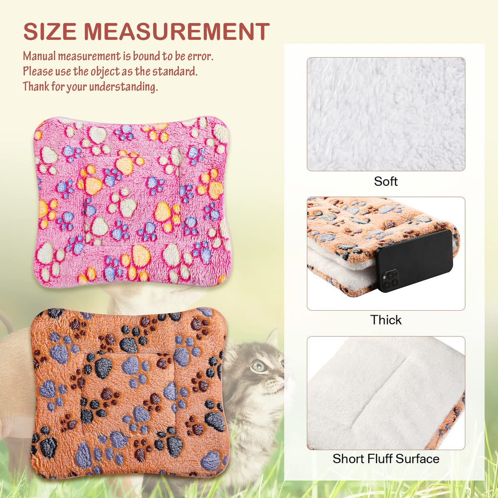 Cama Tuanse con diseño de patitas en colores vivos para crating y guardado.