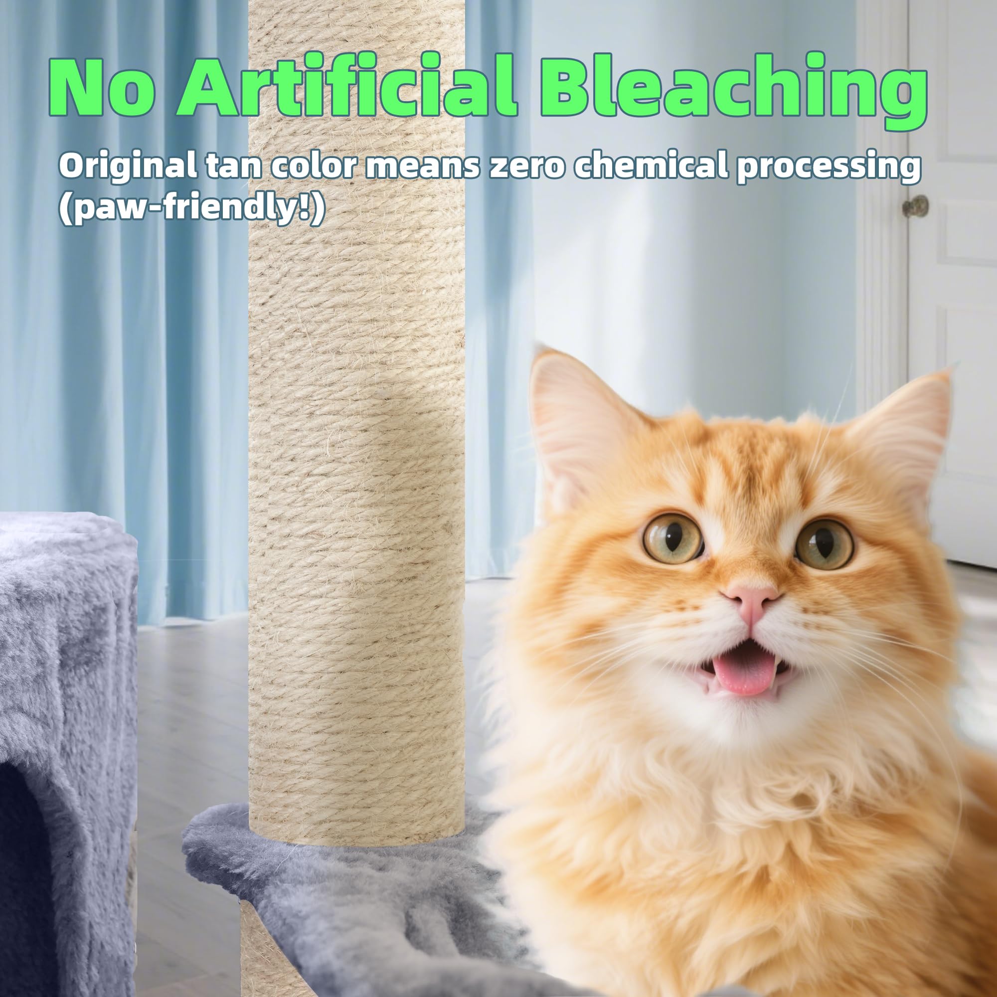 Tuaoeef plataformas resistentes, base estable para trepar y descansar.
