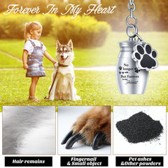 Tudomro llavero-urna detalle-patitas, diseño conmemorativo para momentos.