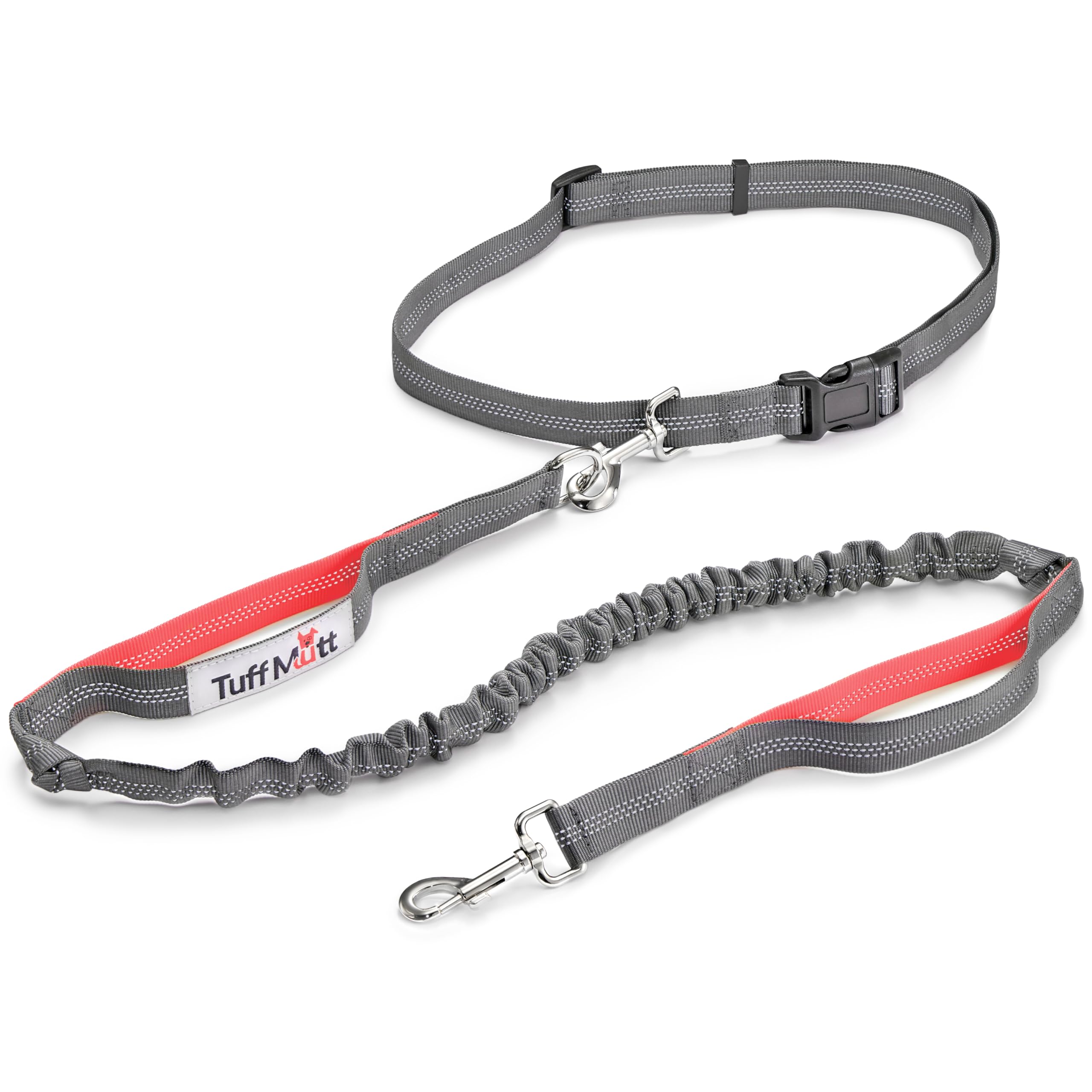 Tuff Mutt cinturon manos libres para caminatas comodas y naturales.