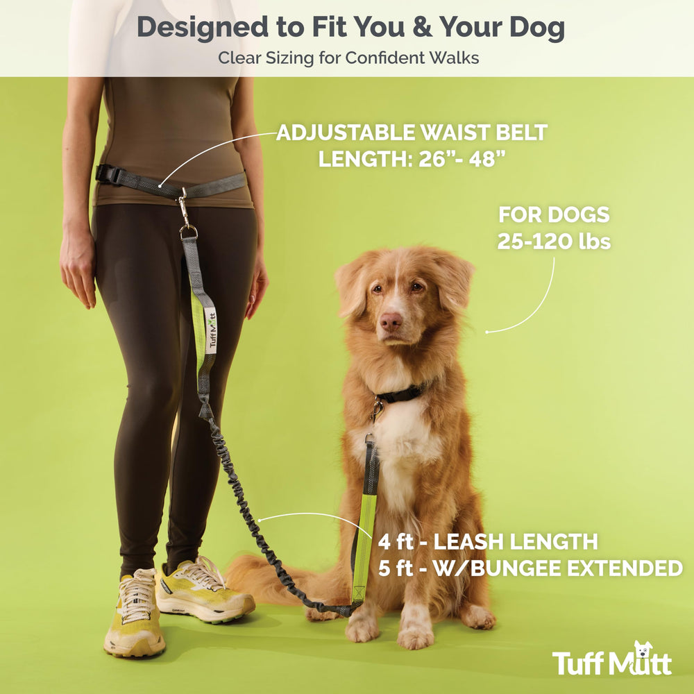 Tuff Mutt: doble asa para guiar al perro sin interrumpir la marcha.