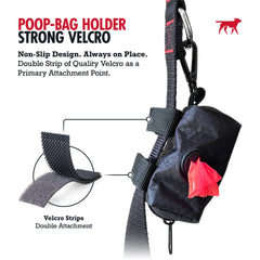 Tuff Pupper ajuste universal para correas, fácil de usar en cualquier salida.