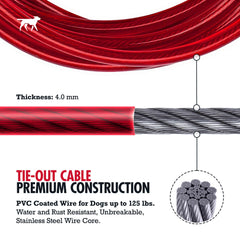 Tuff Pupper: cable galvanizado resistente ante desgaste y corrosión.