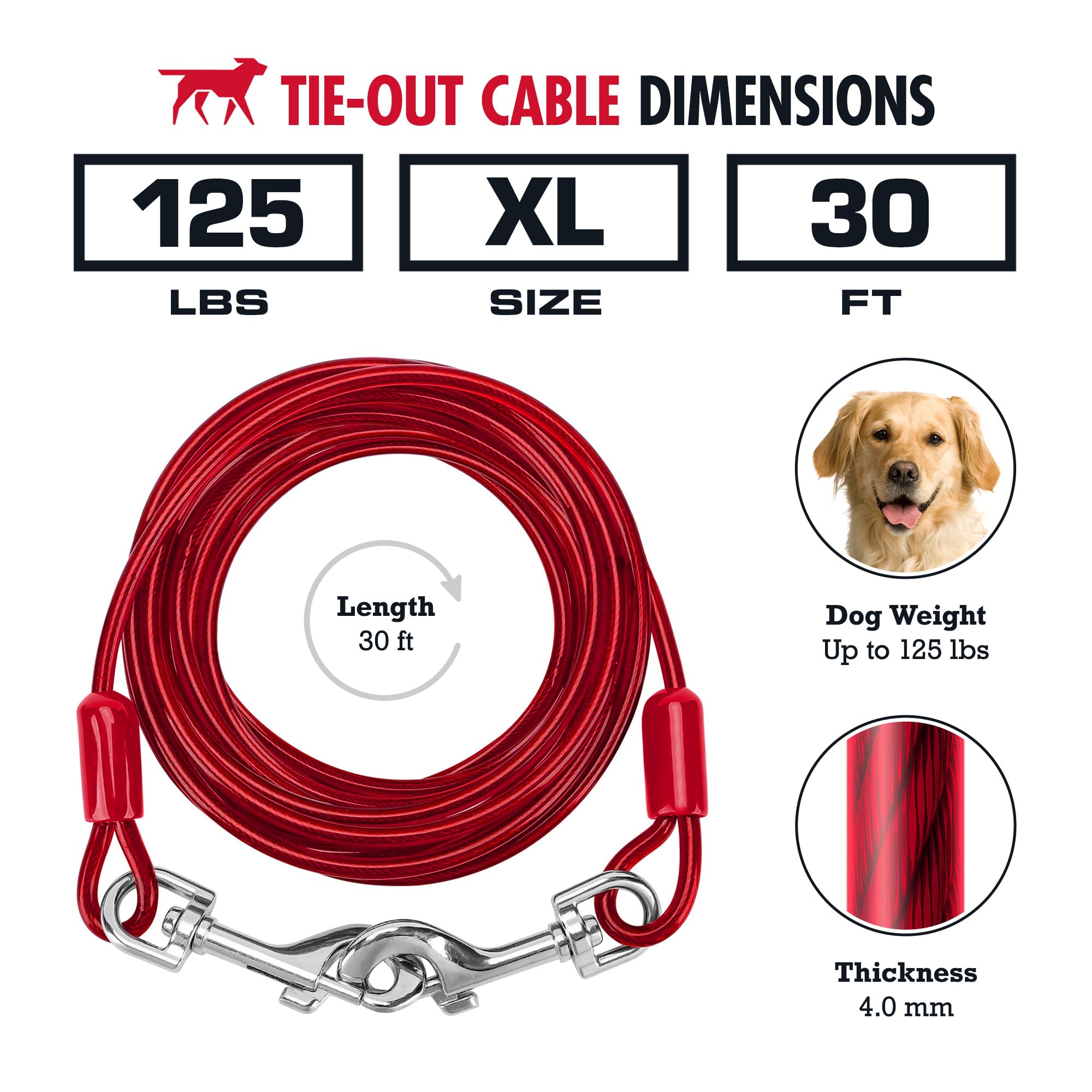 Tuff Pupper: ganchos inox 360, clips seguros y duraderos.