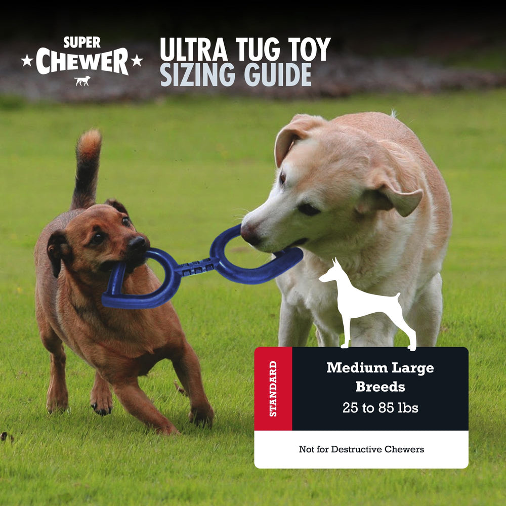 Juguete de caucho natural seguro para perros activos y fuertes.