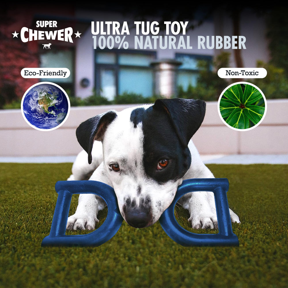 Juguete de masticación resistente de Tuff Pupper para morder y jugar.