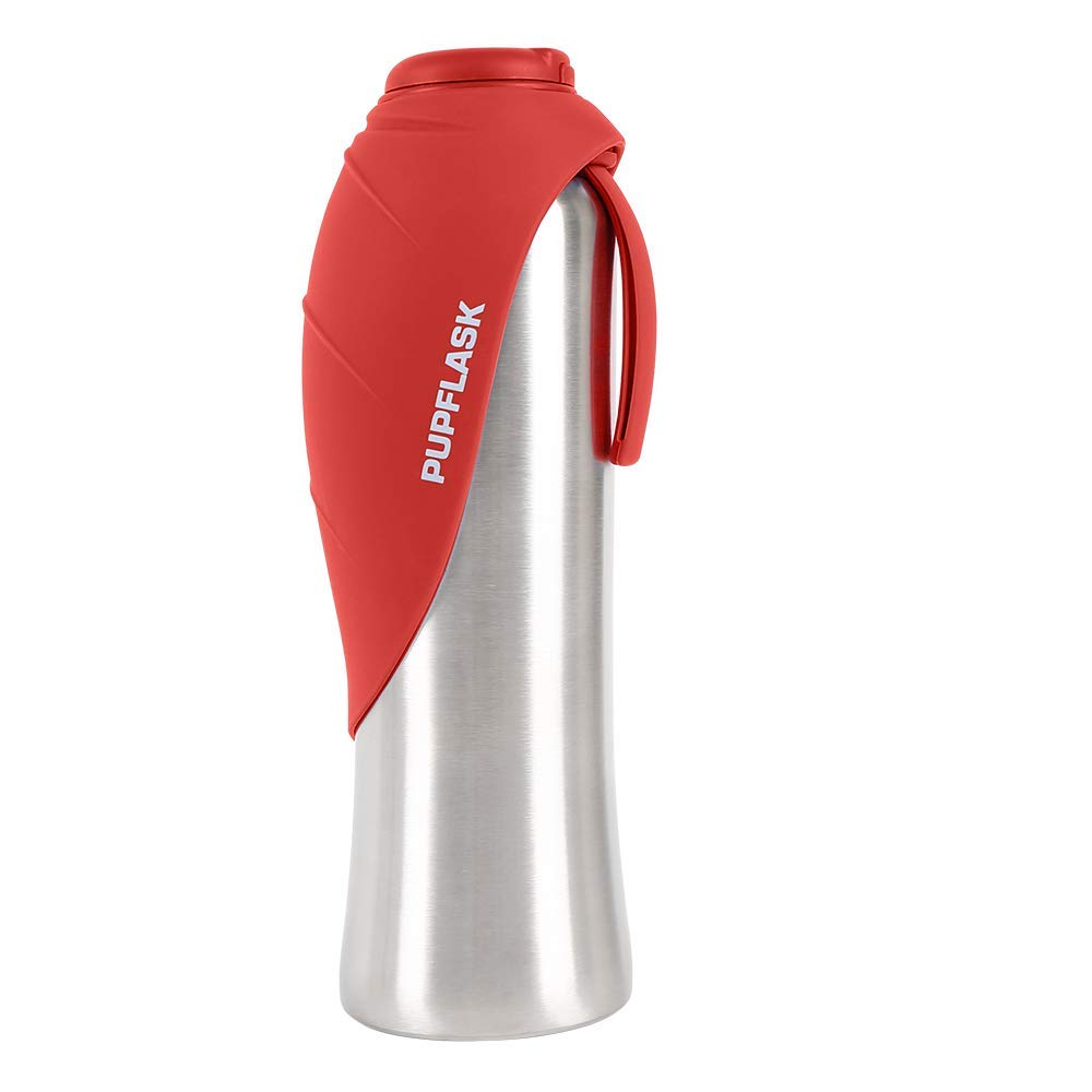 PupFlask de Tuff Pupper: botella de 40 onzas para perros, hidratación en viaje.
