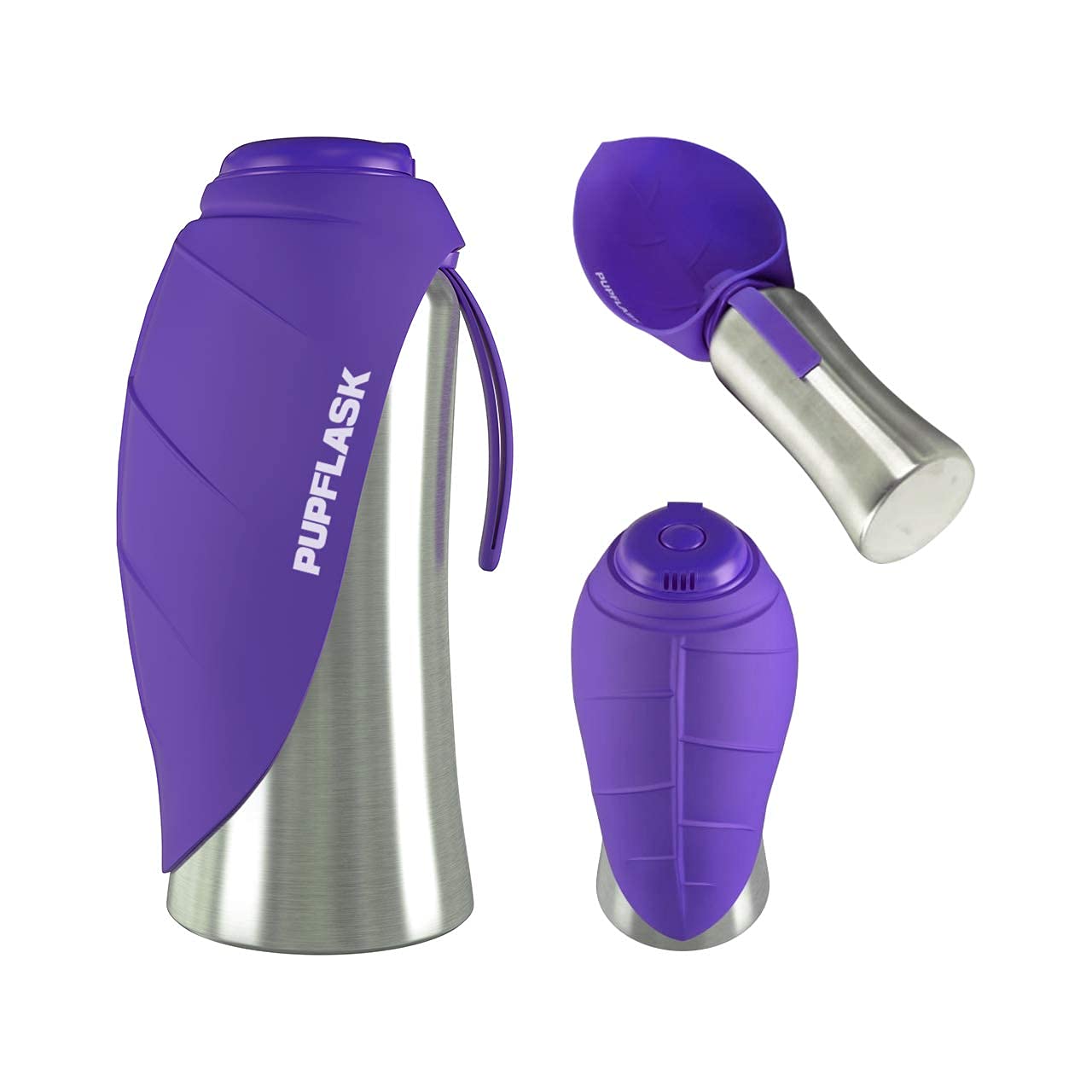 Fácil limpieza de PupFlask, diseño duradero para uso diario.