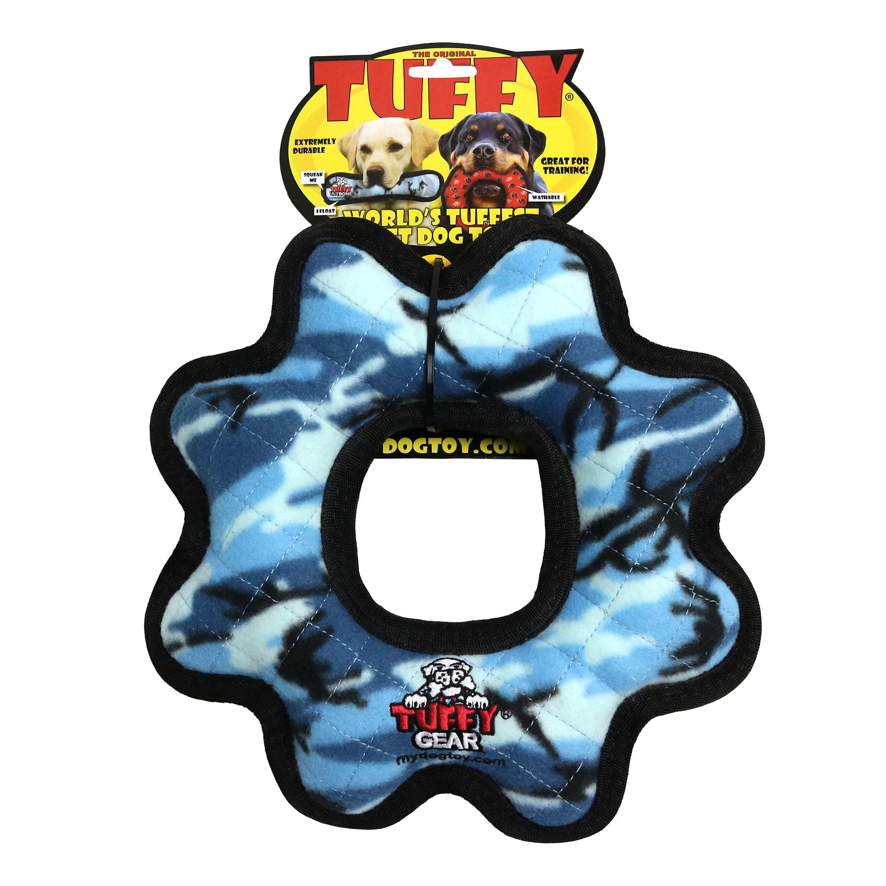 TUFFY Juguete para juego interactivo de tirar y lanzar.