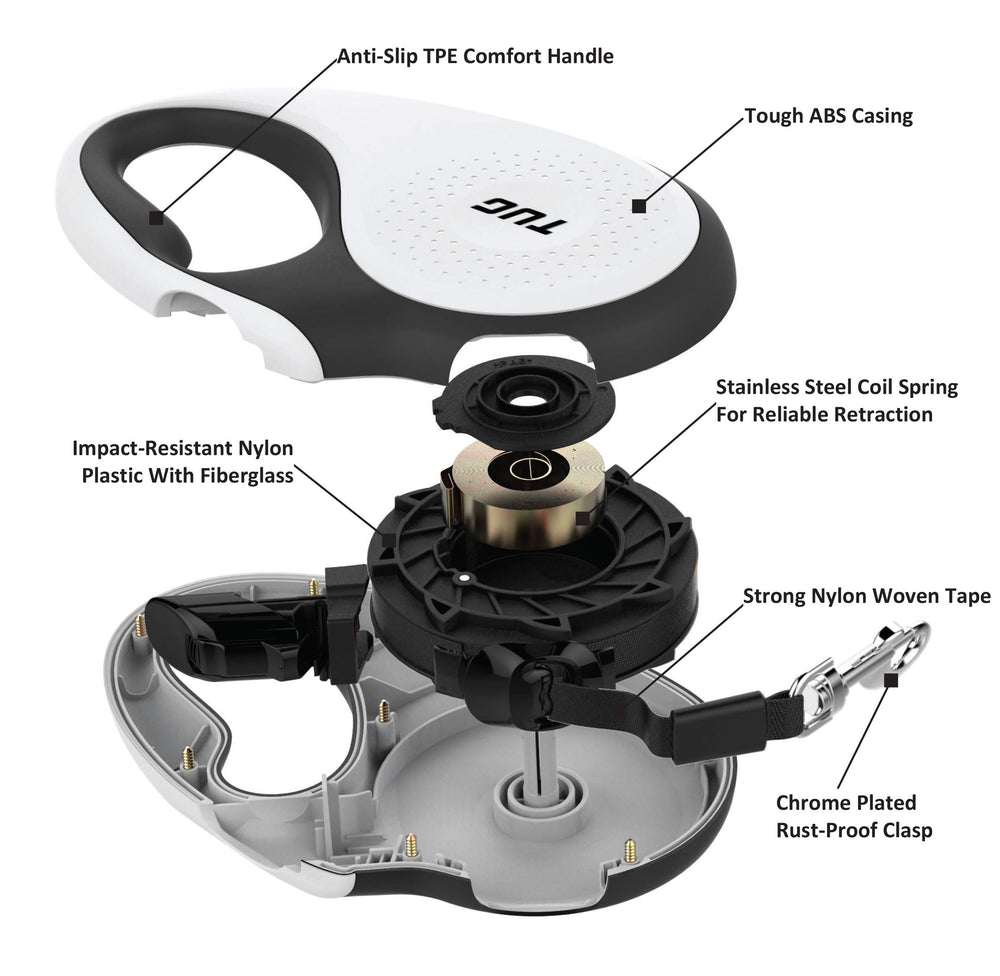 TUG cierre rápido y bloqueo para mayor control.