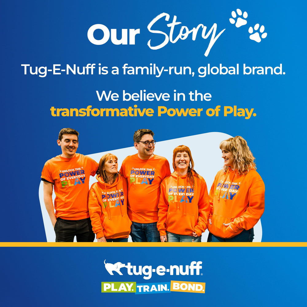 Tug-E-Nuff Juguete de tamaño adecuado para todas las razas.