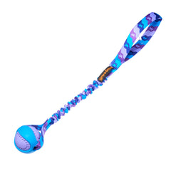 PowerBall Tug de Tug-E-Nuff, balón bungee para juegos interactivos y estimulación física.