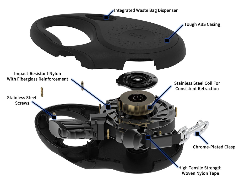 Mango ergonómico de la correa TUG Oval 360 para agarre cómodo.