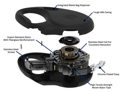 Mango ergonómico de la correa TUG Oval 360 para agarre cómodo.