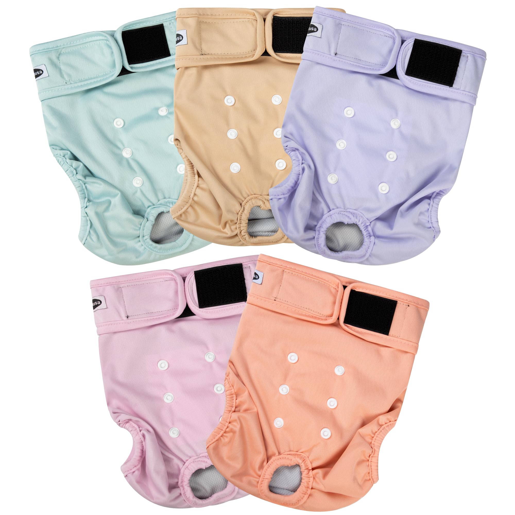 Tuiskusa pañales para perras, absorción alta para viajes y paseos.