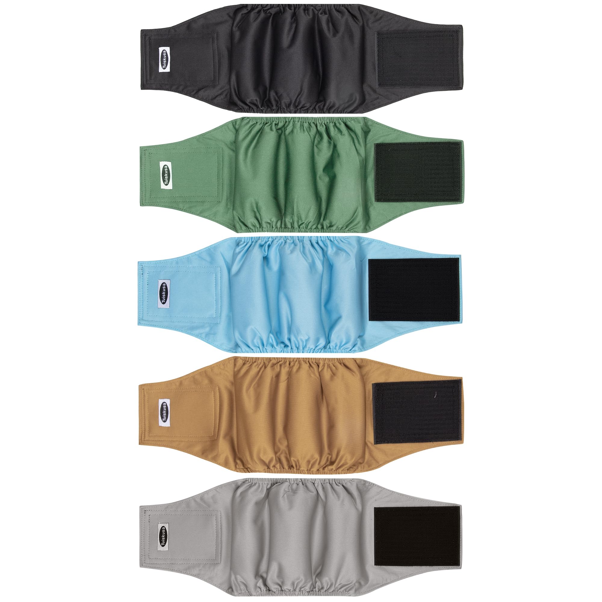 Pañales Tuiskusa para perros machos con absorbencia alta, comodidad durante actividad diaria.