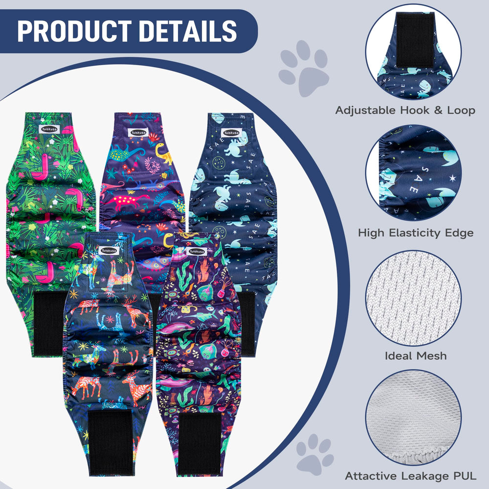 tuiskusa varias tallas para perro macho, ajuste perfecto
