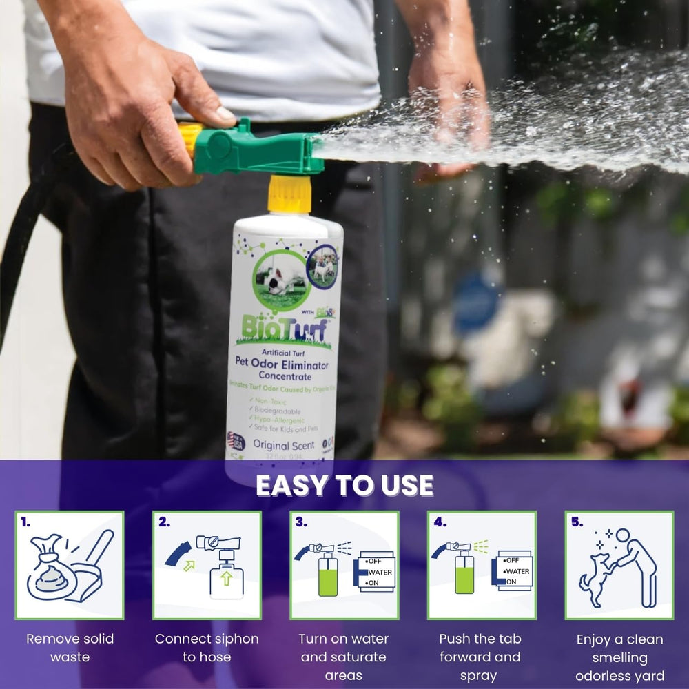 TurFresh BioS+ uso interior alfombras para neutralizar olores