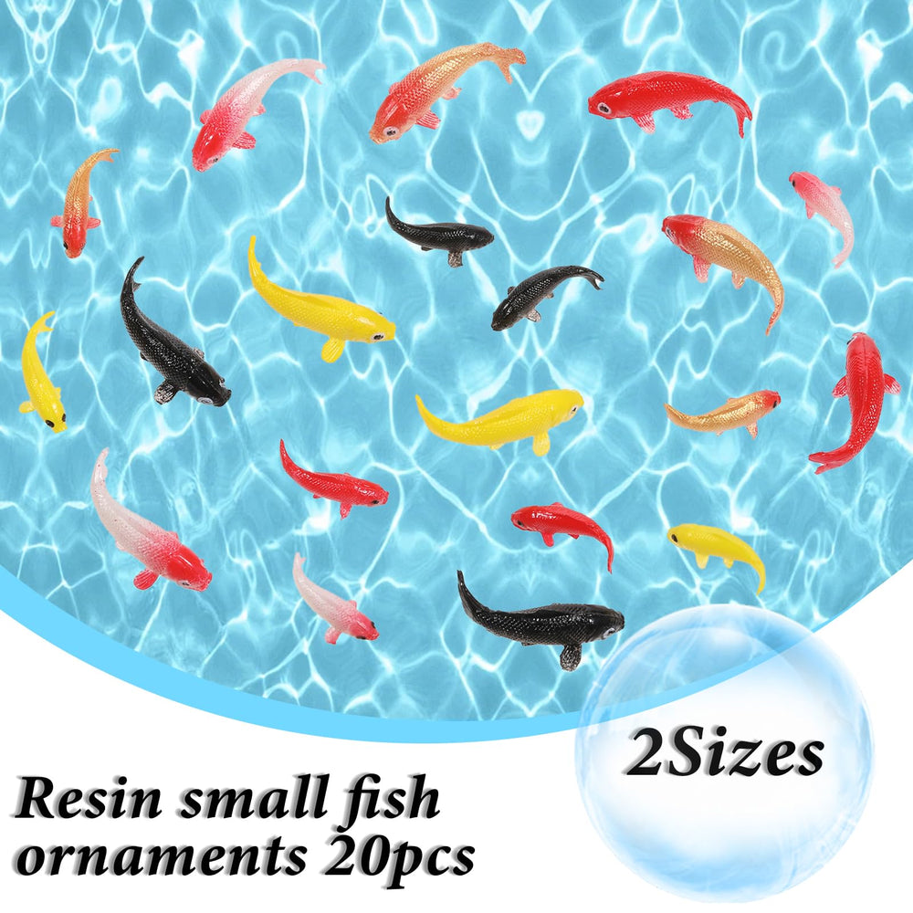 Tweruna mini koi en varios colores para paisajes acuáticos