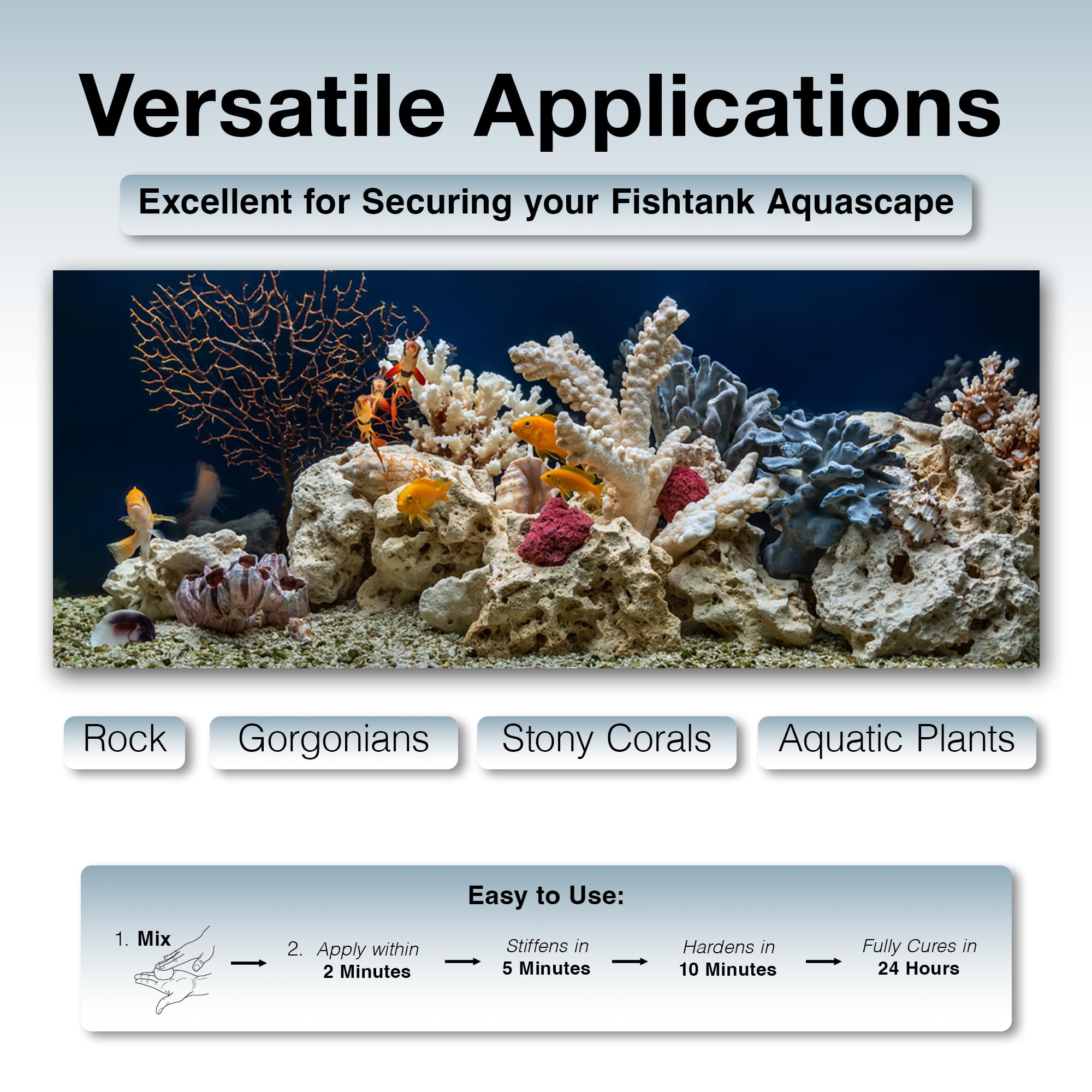 Aquastik imita la tonalidad de coralina para una integración natural.