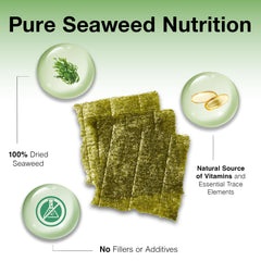 Two Little Fishies Sea Veg-Green Seaweed láminas verdes para dieta natural de herbívoros.
