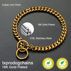 txprodogchains uso-diario, collar-cadena-cubana resistente al desgaste en paseos