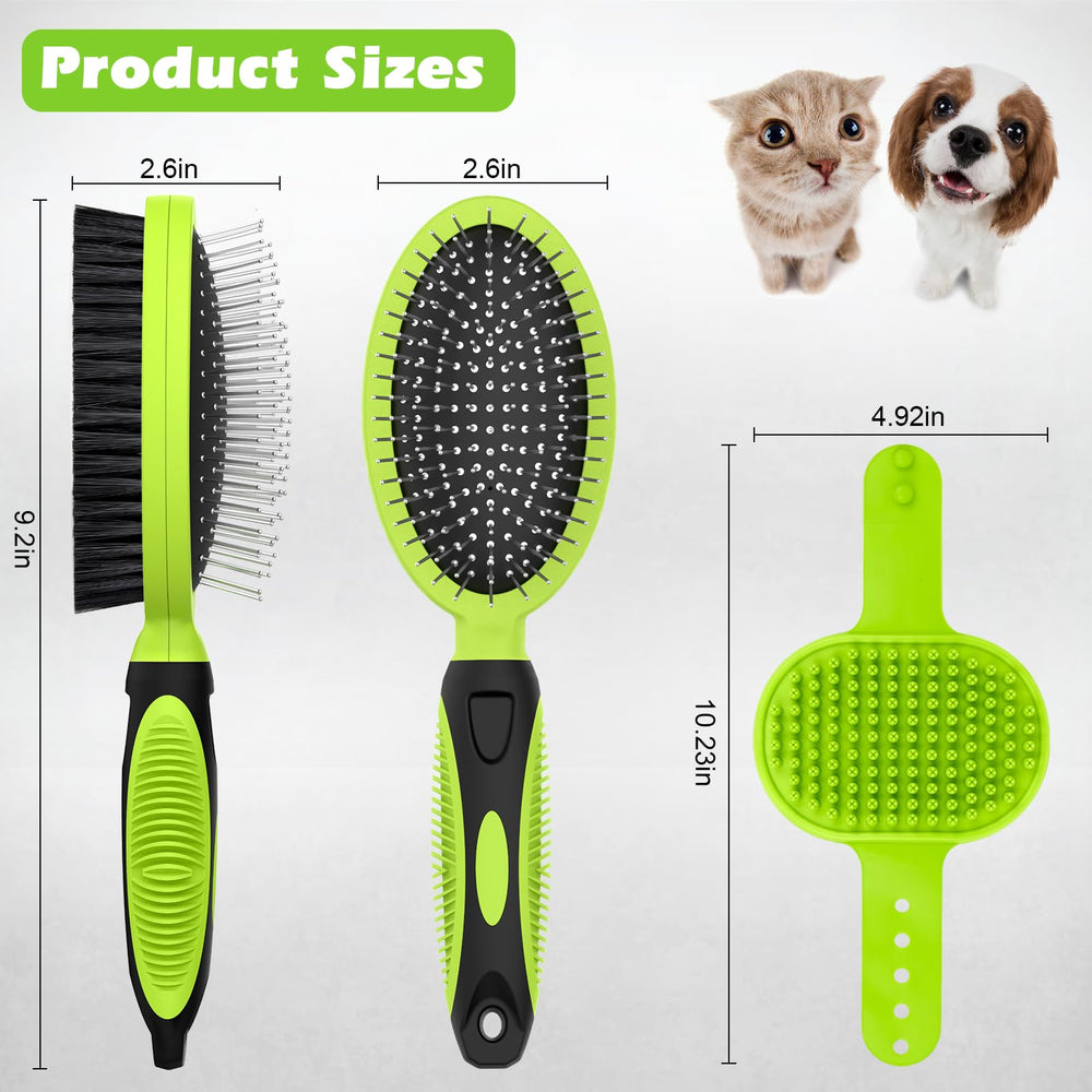 UGNEL set de 2 herramientas, ideal para deslanado y baño en casa