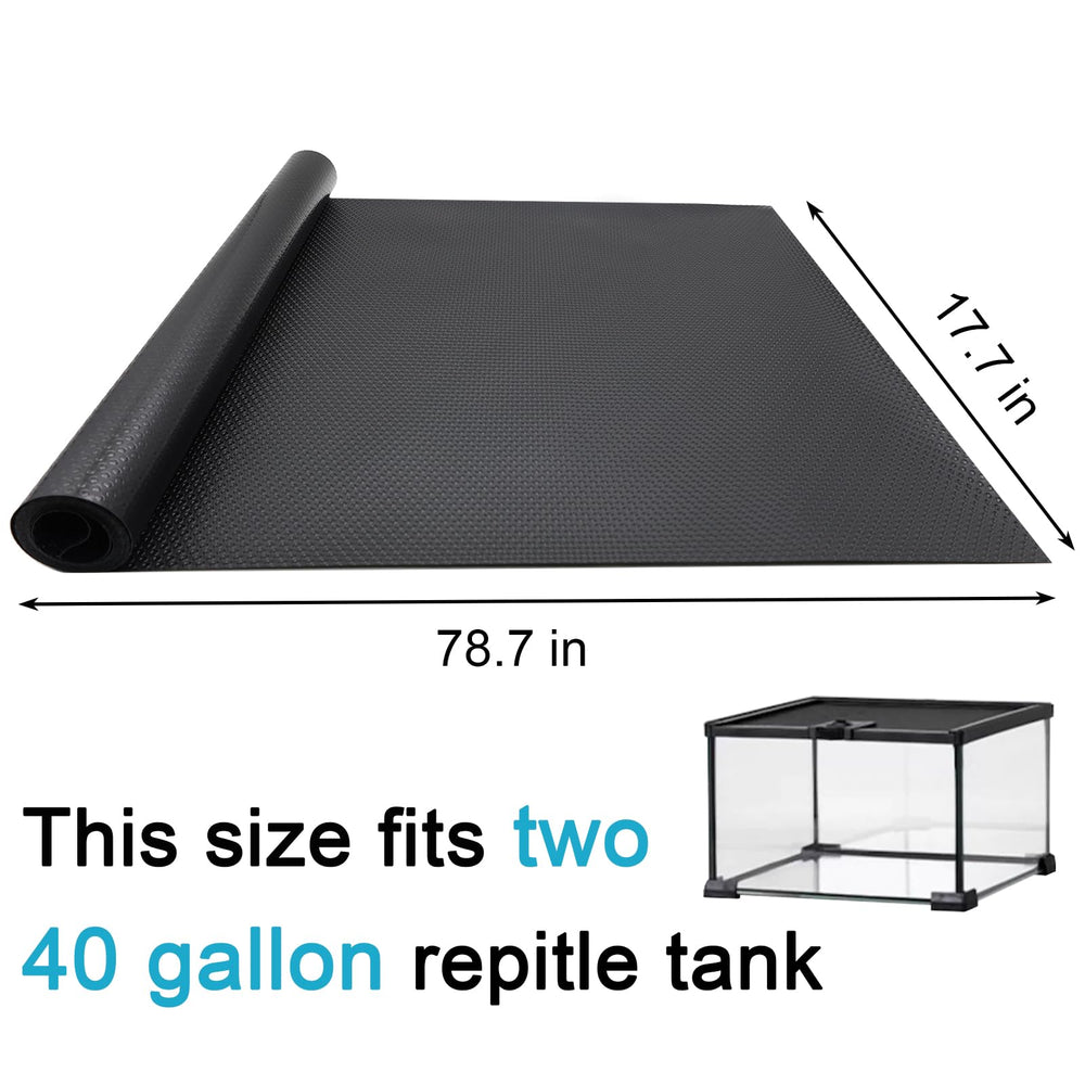 Uigidori alfombrilla reptil: absorbe calor para temperatura estable.